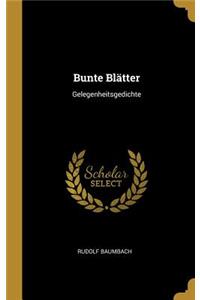 Bunte Blätter