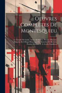 Oeuvres Complètes De Montesquieu