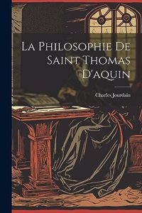 Philosophie De Saint Thomas D'aquin