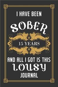 15 Years Sober Journal
