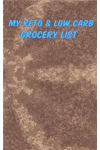 Keto & Low Carb Grocery List