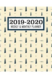 2019-2020 Weekly & Monthly Planner