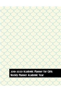 2019-2020 Academic Planner For Girls
