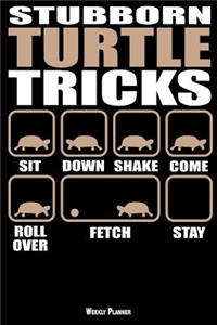 Stubborn Turtle Tricks Weekly Planner