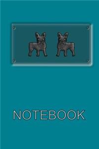 French Bulldog Twins Notebook