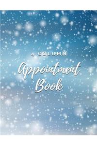 4 Column Appointment Book