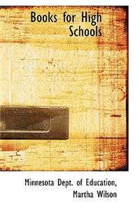 Books for High Schools