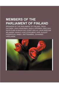 Members of the Parliament of Finland