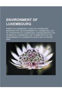 Environment of Luxembourg