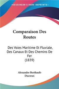 Comparaison Des Routes