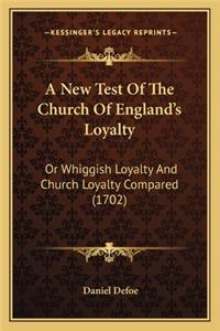A New Test Of The Church Of England's Loyalty