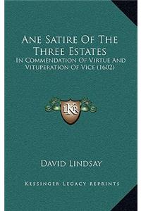 Ane Satire Of The Three Estates