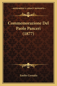 Commemorazione Del Paolo Panceri (1877)