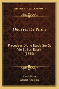 Oeuvres De Piron