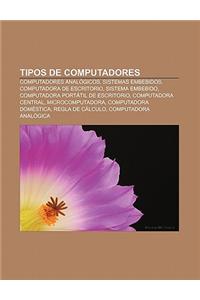 Tipos de Computadores: Computadores Analogicos, Sistemas Embebidos, Computadora de Escritorio, Sistema Embebido