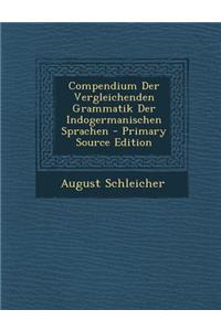 Compendium Der Vergleichenden Grammatik Der Indogermanischen Sprachen