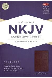 Super Giant Print Reference Bible-NKJV