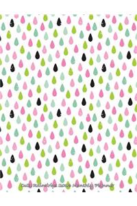 Cute Raindrops 2016 Monthly Planner