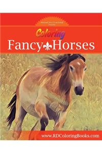 Coloring Fancy Horses