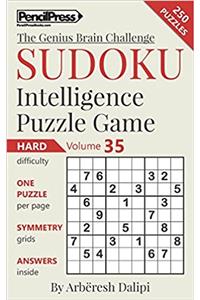 Sudoku Puzzle Books Volume 35. Hard. Sudoku Intelligence Puzzle Game