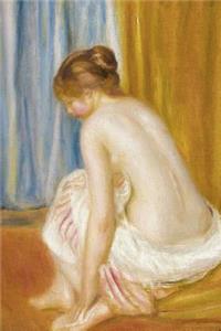 150 page lined journal Bather, 1893 Pierre Auguste Renoir