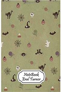 Notebook Journal Dot-grid, Halloween Pattern
