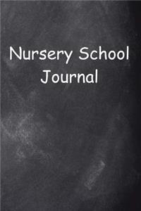 Nursery School Journal Chalkboard Design