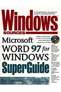 Windows Sources Microsoft Word 97 for Windows Superguide