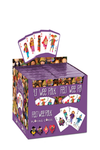 Felt Wee Folk Playing Cards Pop Display: Magical Deck of Standard Playing Cards by Award-Winning Children's Author Salley Mavor