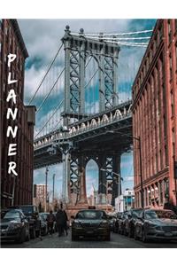 Brooklyn Bridge Undated Quarterly Planner for Men