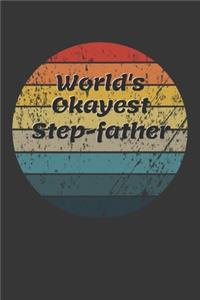 World's Okayest Step Father Notebook