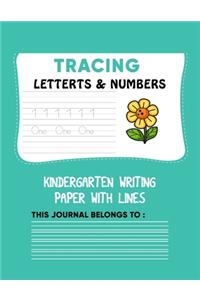 Tracing Letterts and Numbers Workbook