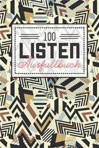 100 Listen Ausfüllbuch