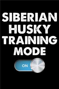 Siberian Husky Training Mode On