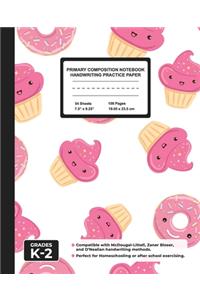 Primary Composition Notebook Handwriting Practice Paper