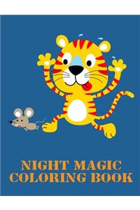 Night Magic Coloring Book