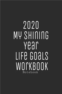 2020 My Shining Year Life Goals Workbook journal