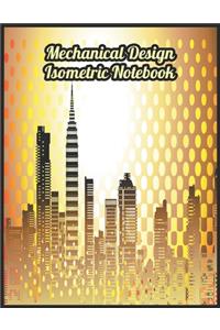 Mechanical Design & Engineering Isometric Grid Graph Paper Notebook Journal