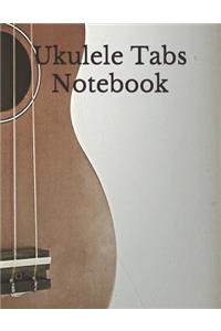 Ukulele Tabs Notebook