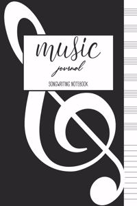 Music Journal Songwriting Notebook