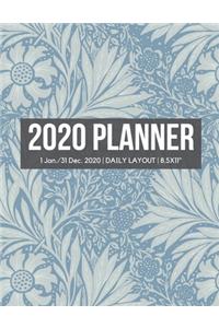 2020 Flowers Daily Planner