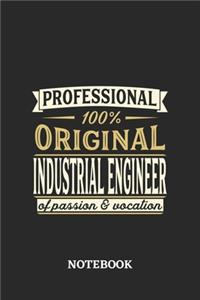 Professional Original Industrial Engineer Notebook of Passion and Vocation