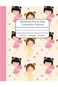 Handwriting Practice Paper Composition Notebook