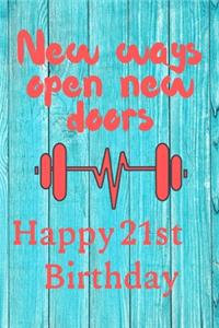 New Ways Open New Doors Happy 21st Birthday