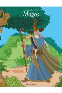 Livro para Colorir de Magos