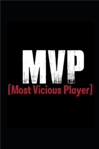 2020 Weekly Planner Sports Theme Funny Saying MVP Humor 134 Pages