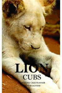 Lion Cubs 5 x 8 Weekly 2020 Planner