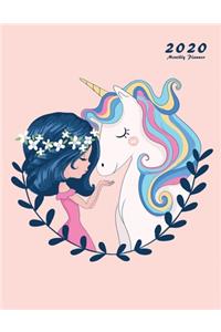 2020 Monthly Planner: 2020 Planner Monthly 8.5 x 11 with Unicorn Cover (Volume 1)