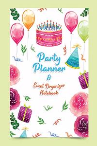 Party Planner and Event Organizer Notebook