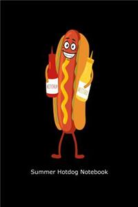Summer Hotdog Notebook